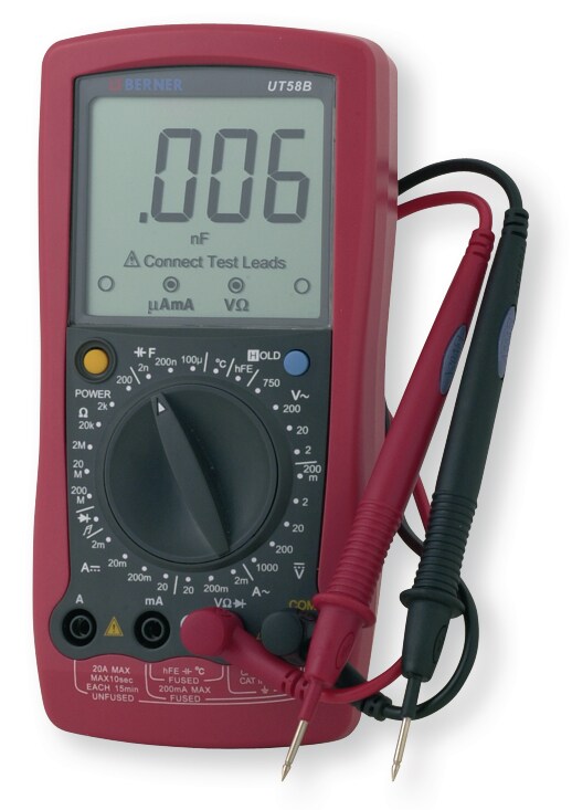 Multimètre digital cat II 1000 Berner®